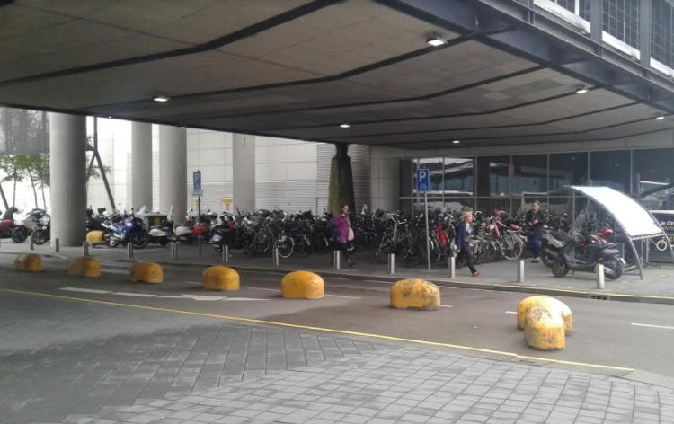 bike parking at the Airport...